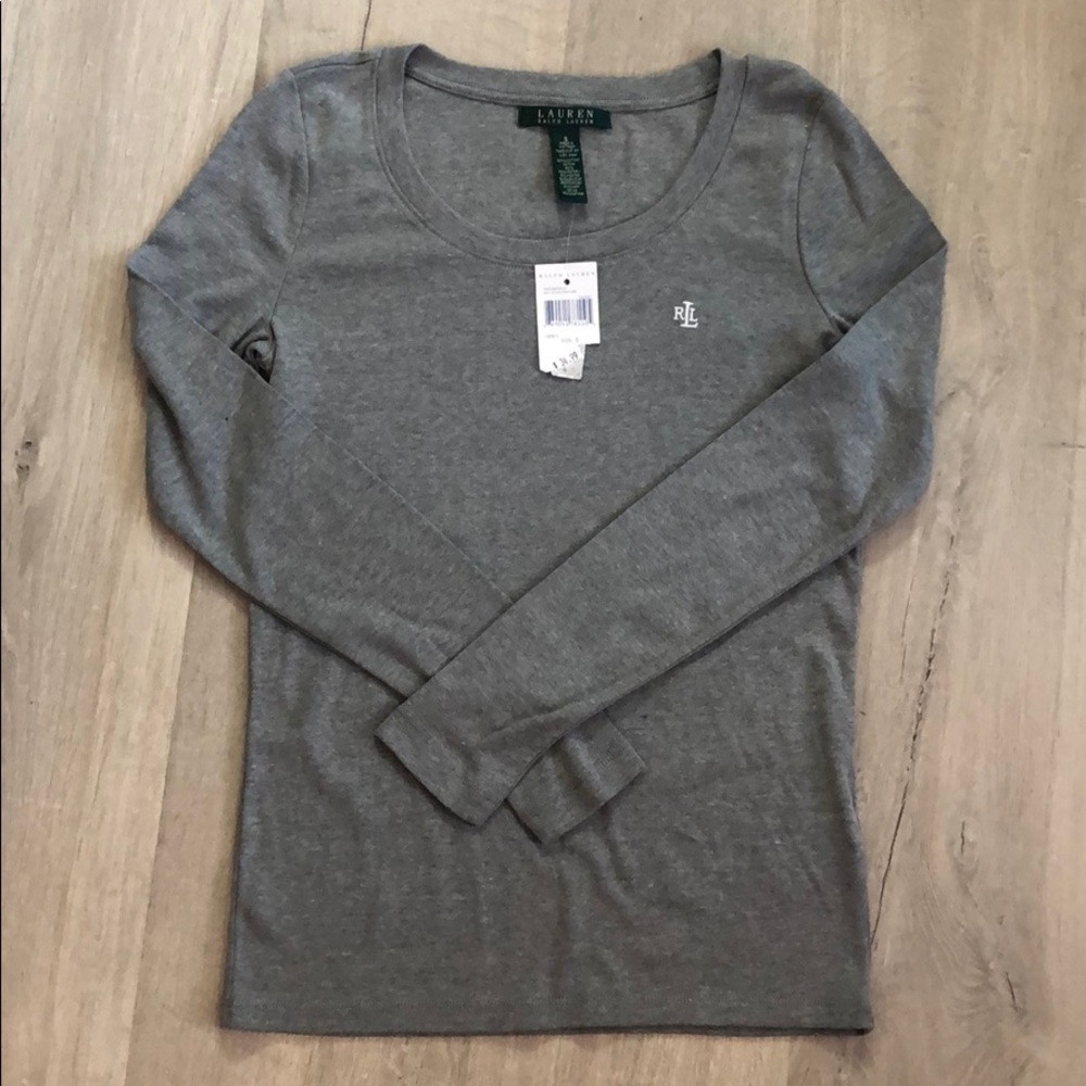 Ralph Lauren NWT grey L/S t-shirt